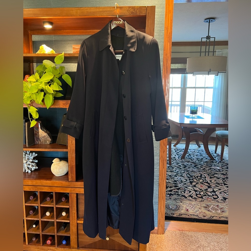 Navy trench coat